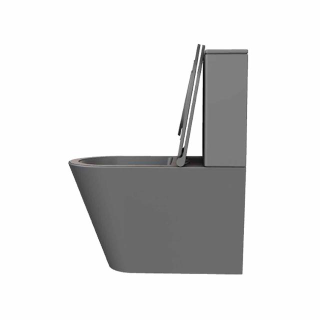 Forma gulvstående toilet m/sæde, Antracit