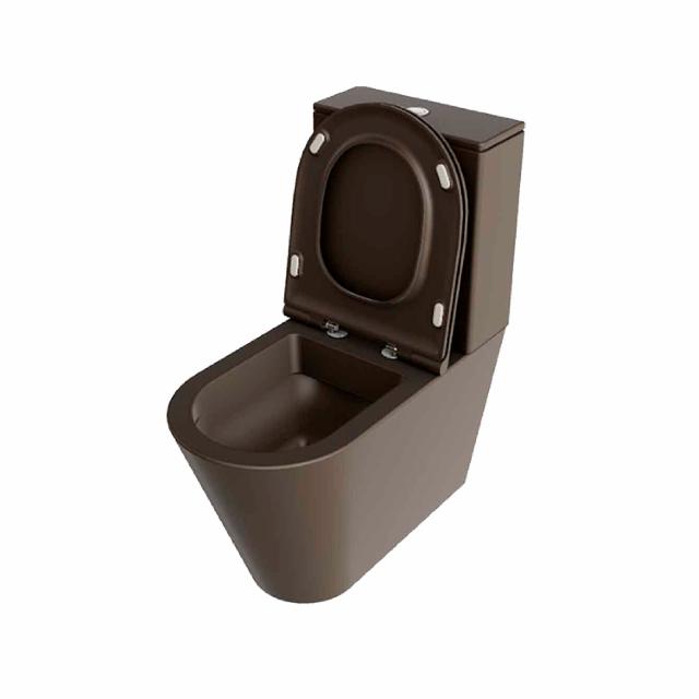 Forma gulvstående toilet m/sæde, Cocoa