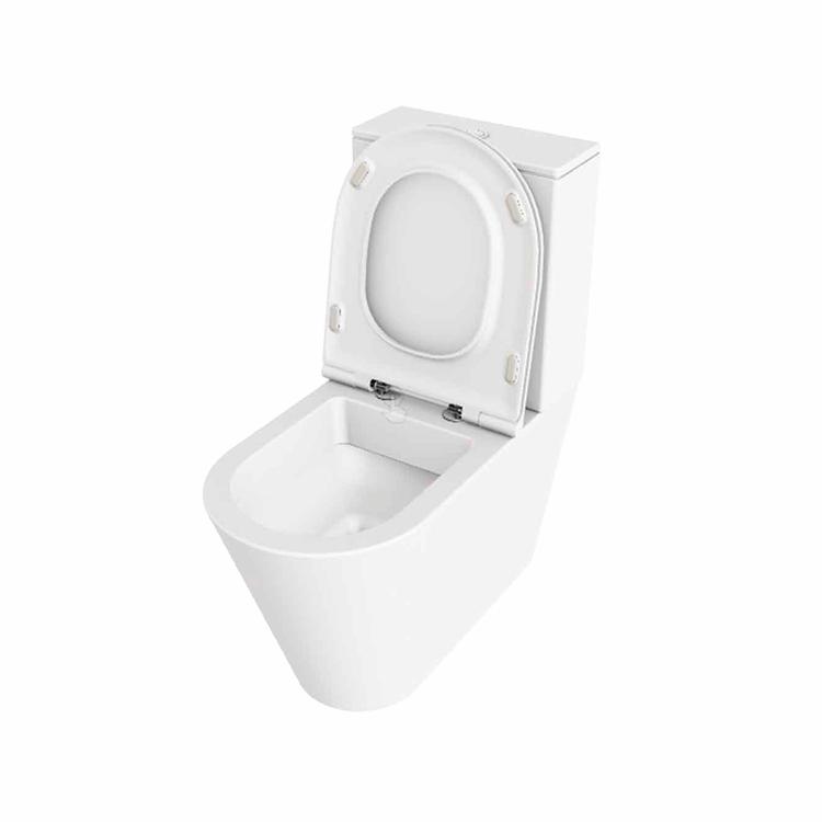 Forma gulvstående toilet m/sæde, Mathvid