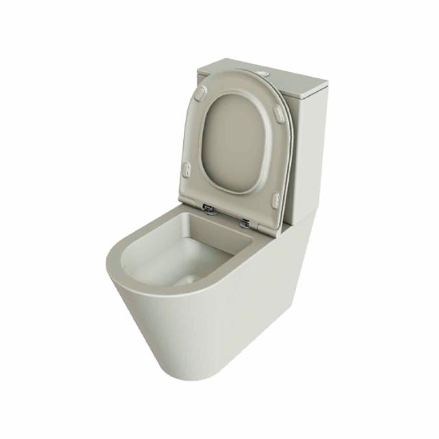 Forma gulvstående toilet m/sæde, Perlé