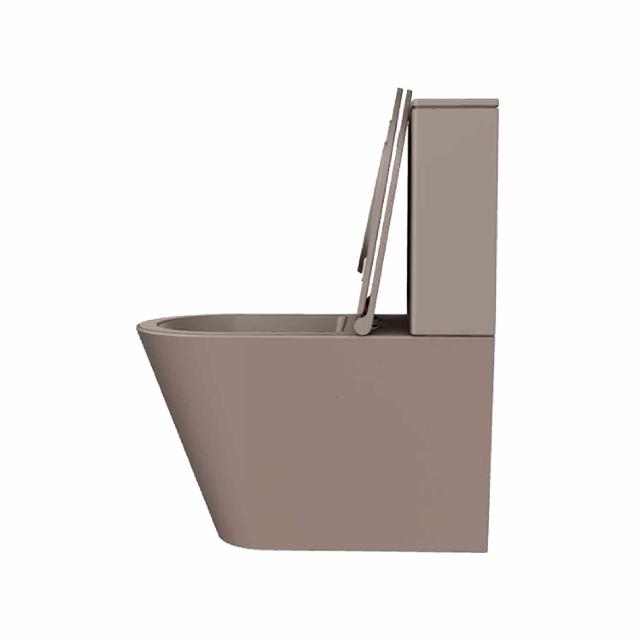 Forma gulvstående toilet m/sæde, Taupe