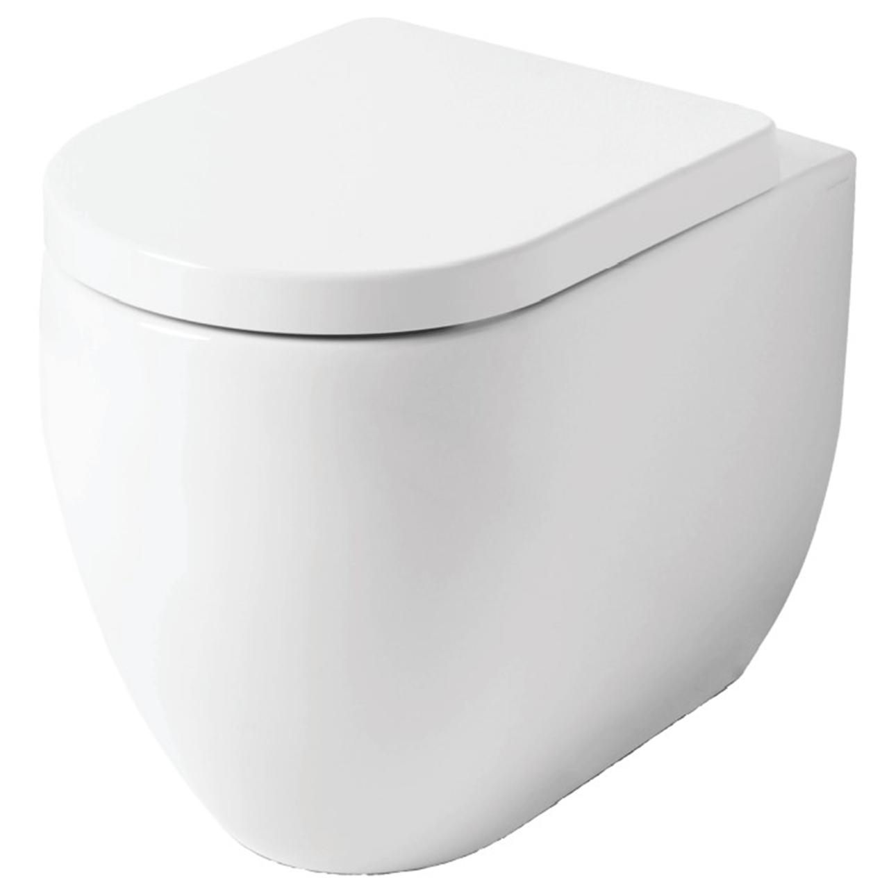 Flo 52 BTW gulvstående toilet, Hvid