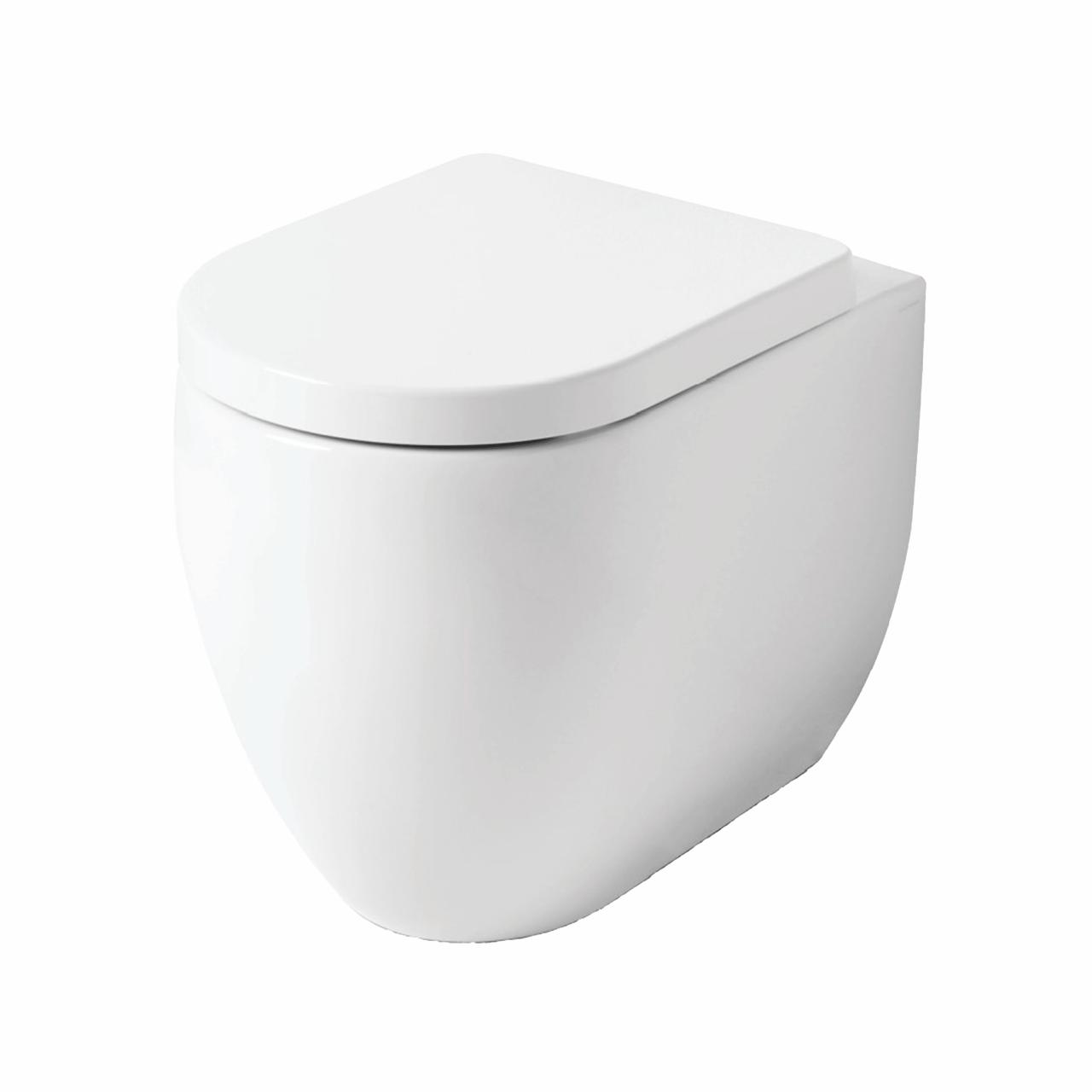 Flo 52 BTW gulvstående toilet, Hvid