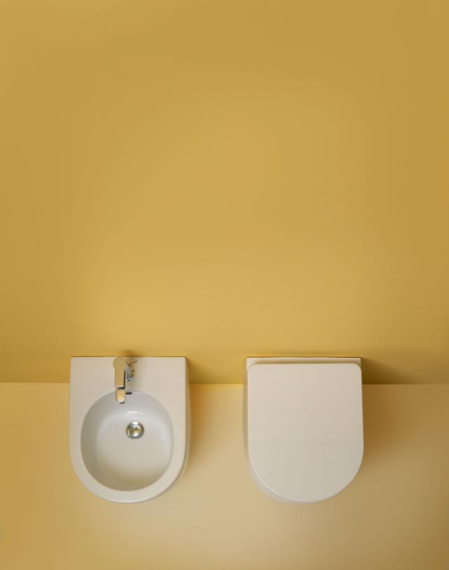 Flo 52 BTW gulvstående toilet, Hvid