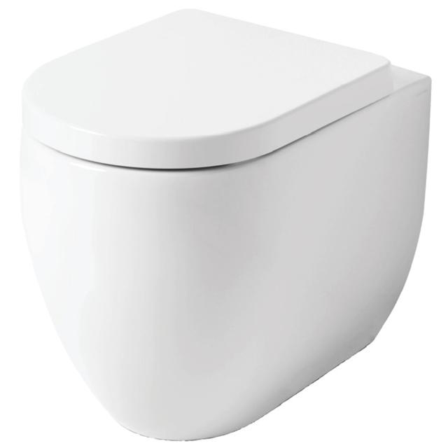 Flo 52 BTW rimless gulvstående toilet, Hvid