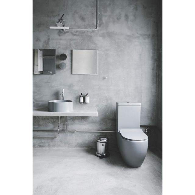 Glomp rimless gulvstående toilet, Matgrå