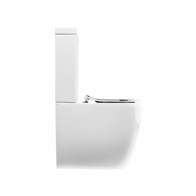 Glomp rimless gulvstående toilet, Hvid