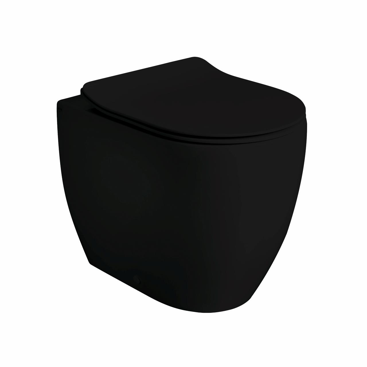 Glomp rimless BTW gulvstående toilet u/cisterne, Matsort