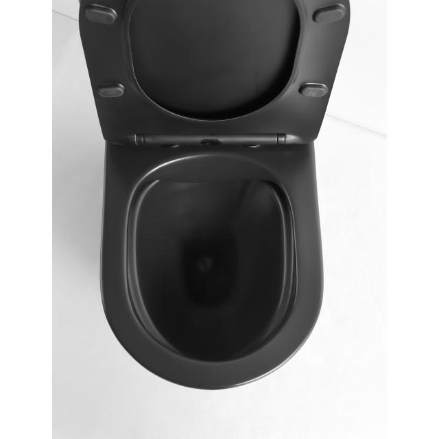 Studio gulvstående toilet m/slim toiletsæde, Matsort