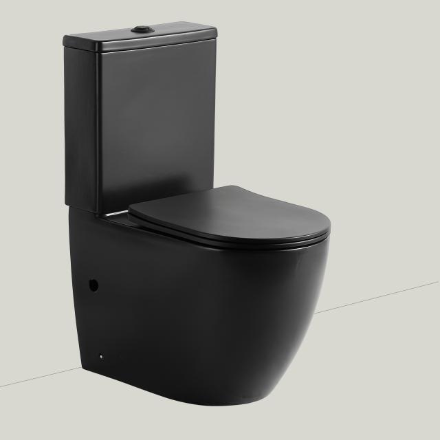 Studio gulvstående toilet m/slim toiletsæde, Matsort