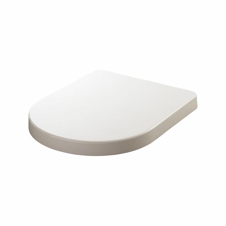 Flo væg/BTW toiletsæde m/soft close (Calla), Hvid