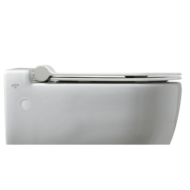 Axa One slim toiletsæde m/soft close, Hvid
