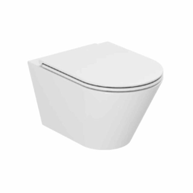 Forma væghængt toilet m/sæde, Hvid