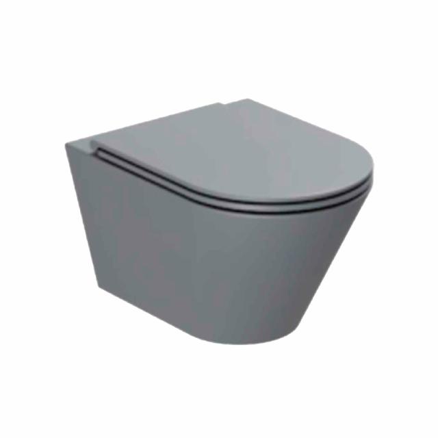Forma væghængt toilet m/sæde, Antracit