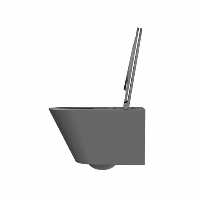 Forma væghængt toilet m/sæde, Antracit