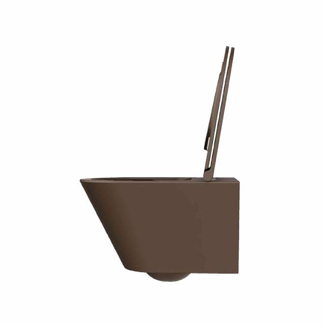 Forma væghængt toilet m/sæde, Cocoa