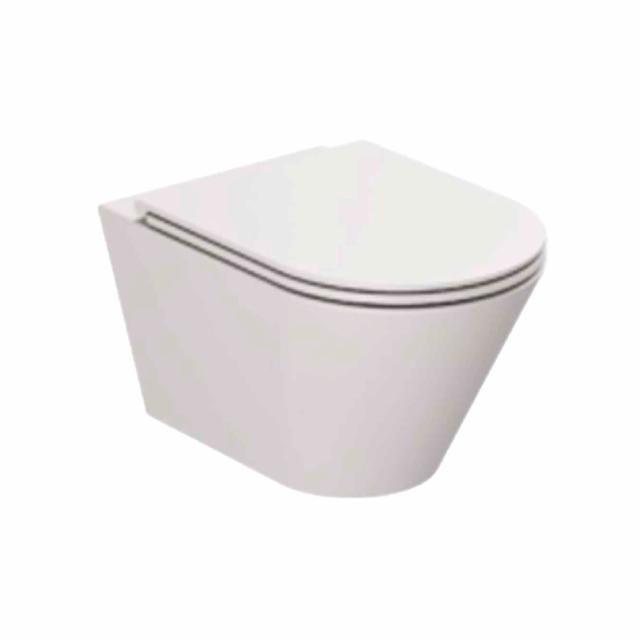 Forma væghængt toilet m/sæde, Ash