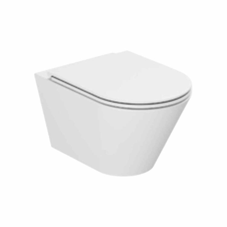 Forma væghængt toilet m/sæde, Mathvid