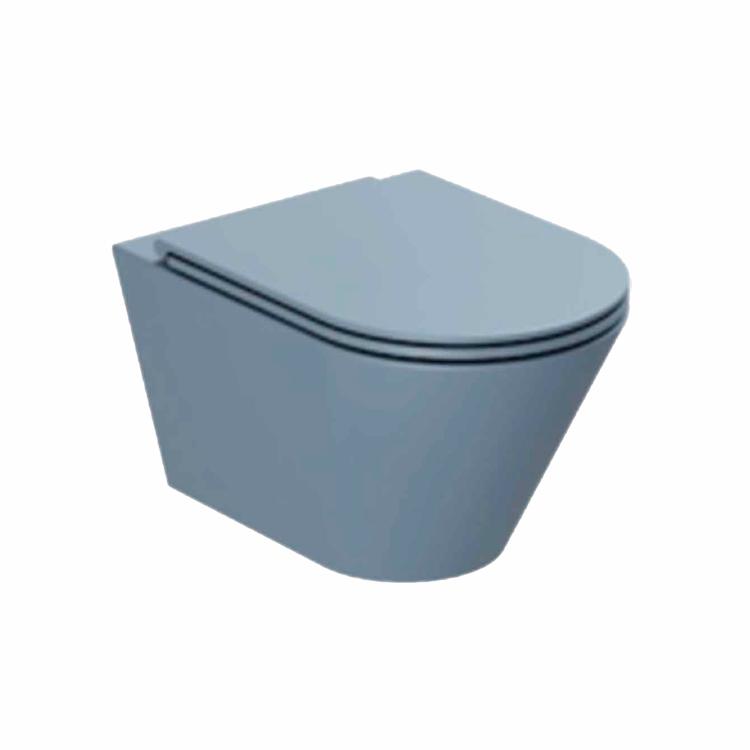 Forma væghængt toilet m/sæde, Royal Blue