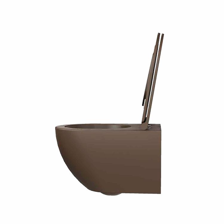 Comoda væghængt toilet m/sæde, Cocoa
