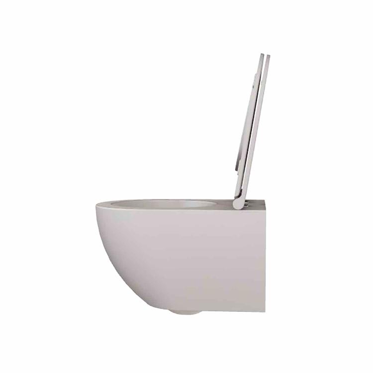 Comoda væghængt toilet m/sæde, Ash