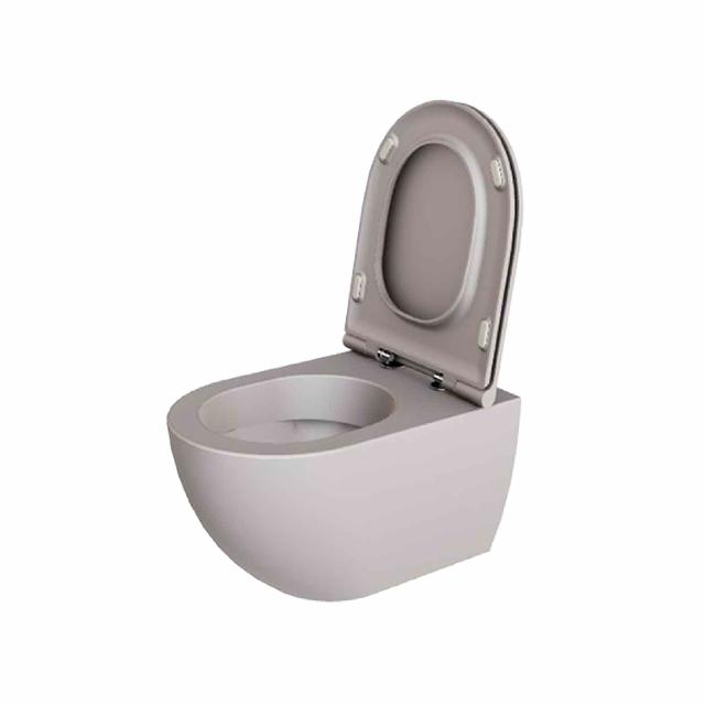 Comoda væghængt toilet m/sæde, Ash