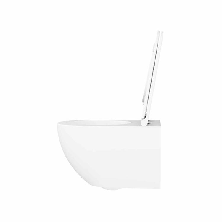 Comoda væghængt toilet m/sæde, Mathvid