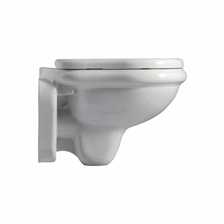 Retro væghængt toilet, Hvid