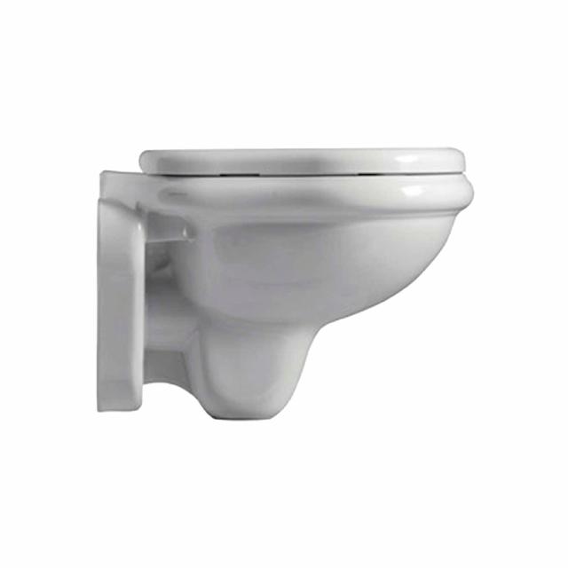 Retro væghængt toilet, Hvid