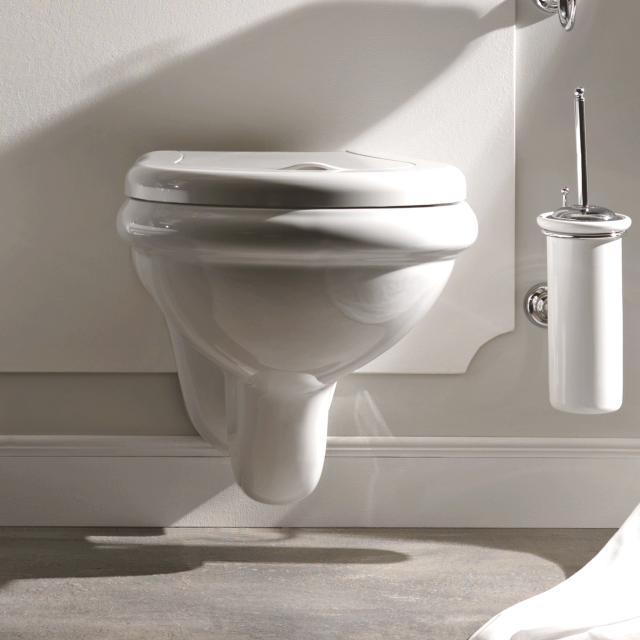 Retro væghængt toilet, Hvid