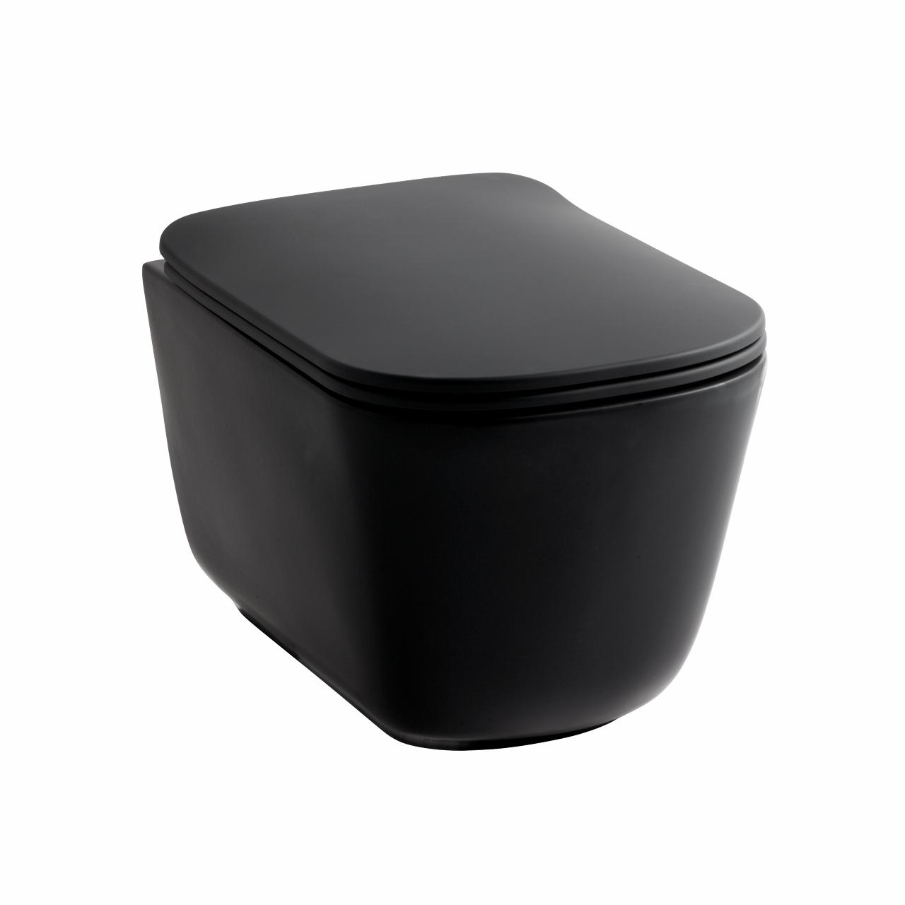 TriBeCa rimless væghængt toilet, Matsort