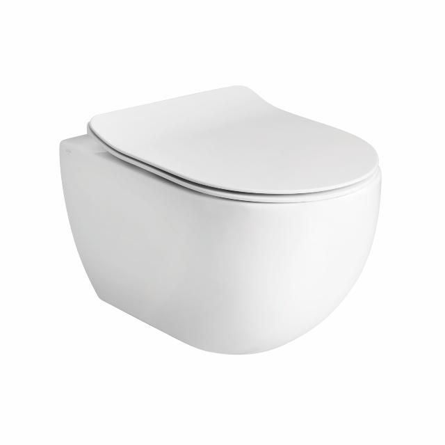 Glomp rimless væghængt toilet, Hvid