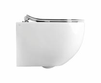 Glomp rimless væghængt toilet, Hvid