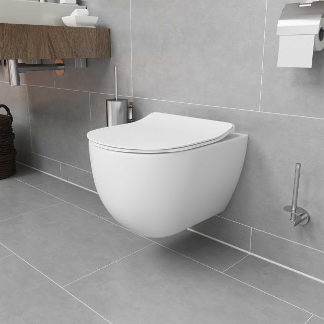 Glomp rimless væghængt toilet, Hvid