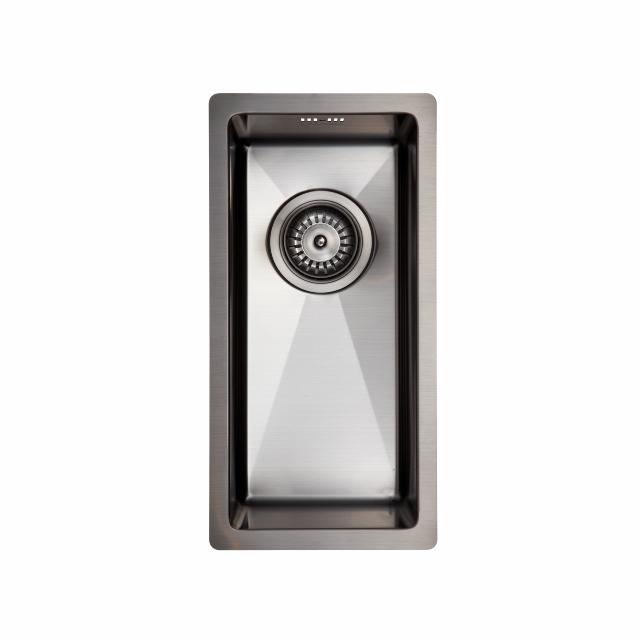 Kubus 180 Soft køkkenvask, PVD Gunmetal