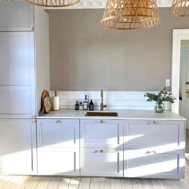 Kubus 500 Soft køkkenvask, PVD Messing