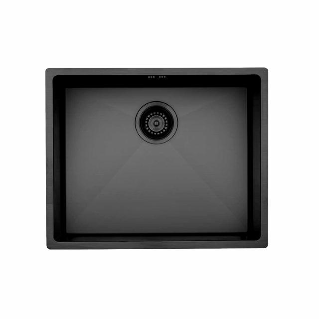 Kubus 500 Soft køkkenvask, PVD Shadow