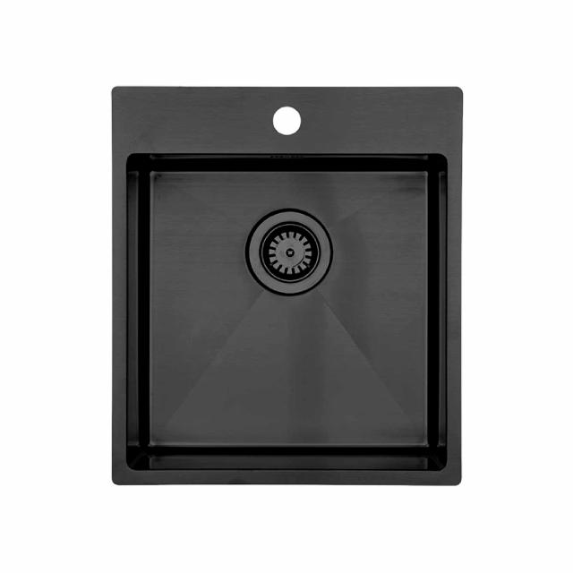 Kubus 440 Soft køkkenvask, PVD Shadow 