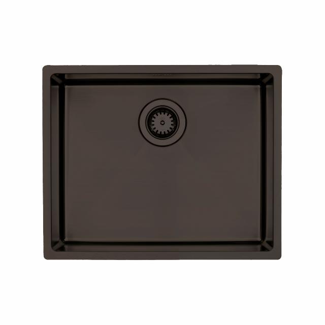 Kubus 500 Soft køkkenvask, PVD Dark Bronze