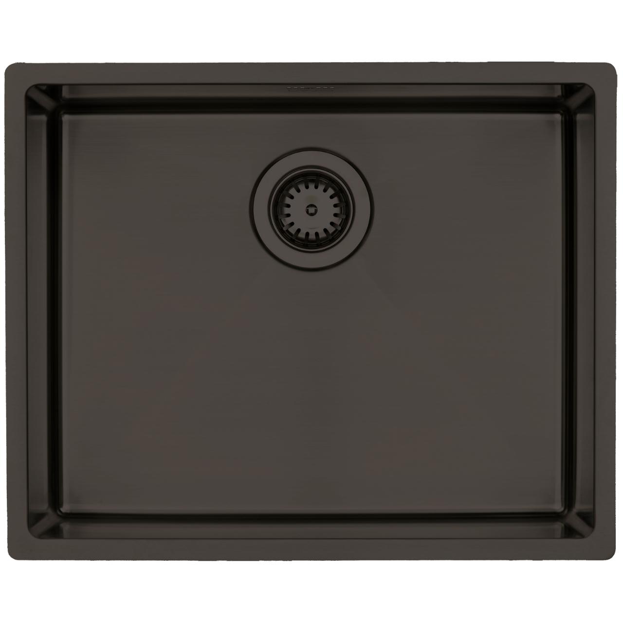 Kubus 500 Soft køkkenvask, PVD Dark Bronze