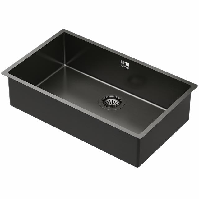 Kubus 700 Soft køkkenvask, PVD Gunmetal