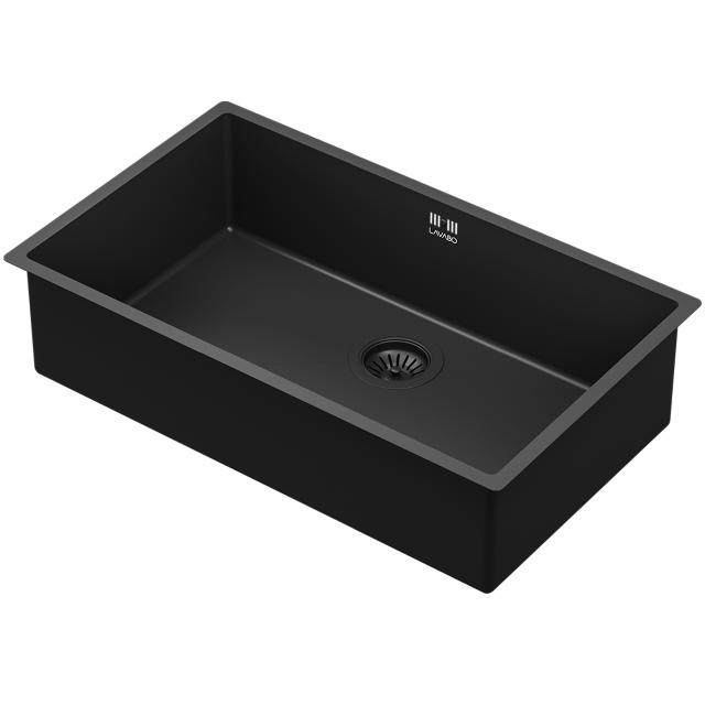 Kubus 700 Soft køkkenvask, PVD Matsort