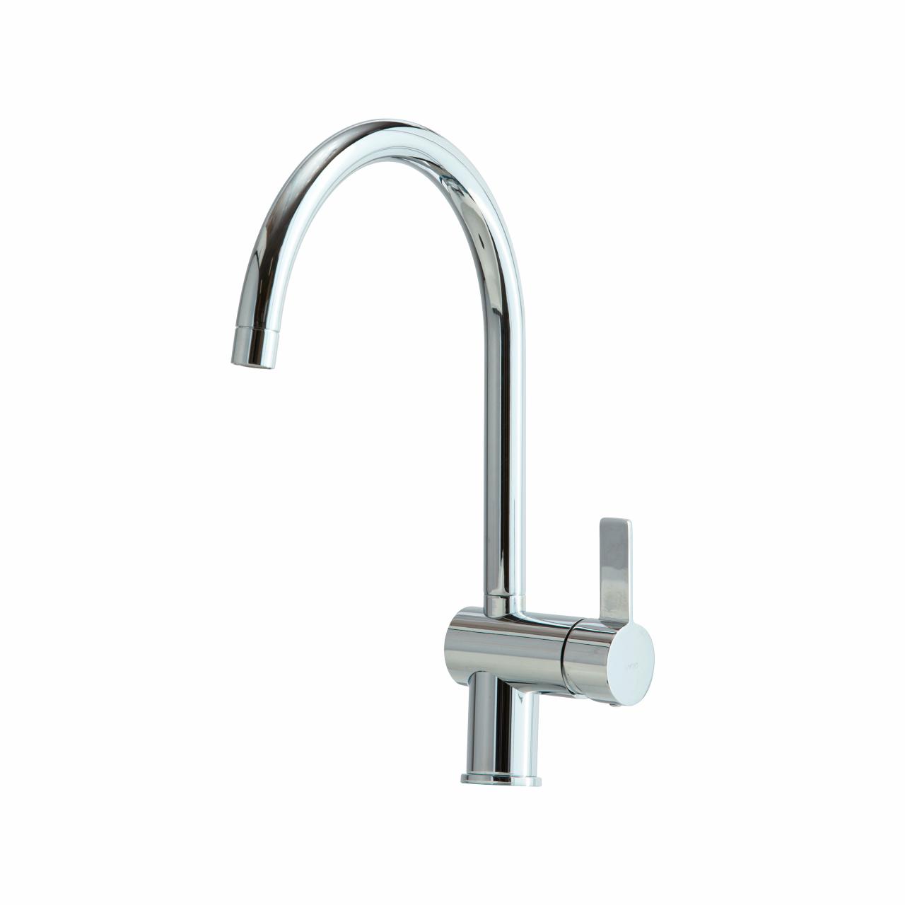 Kubus 180 køkkenarmatur, Krom