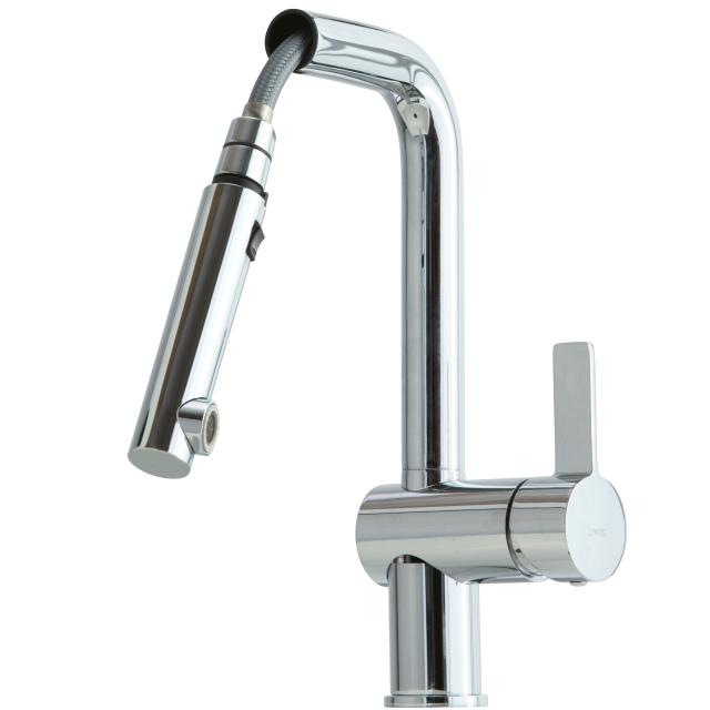 Lavabo Kubus 285 køkkenarmatur m/udtræk, Krom