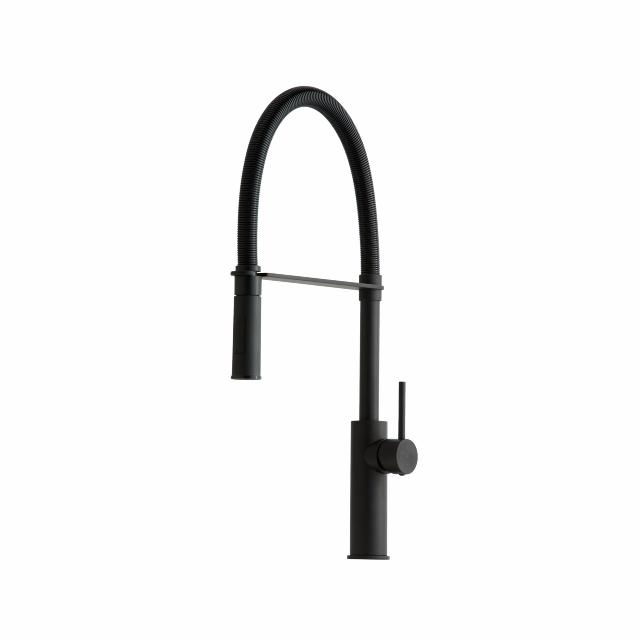 Kubus 020 køkkenarmatur m/udtræk, Matsort/matsort