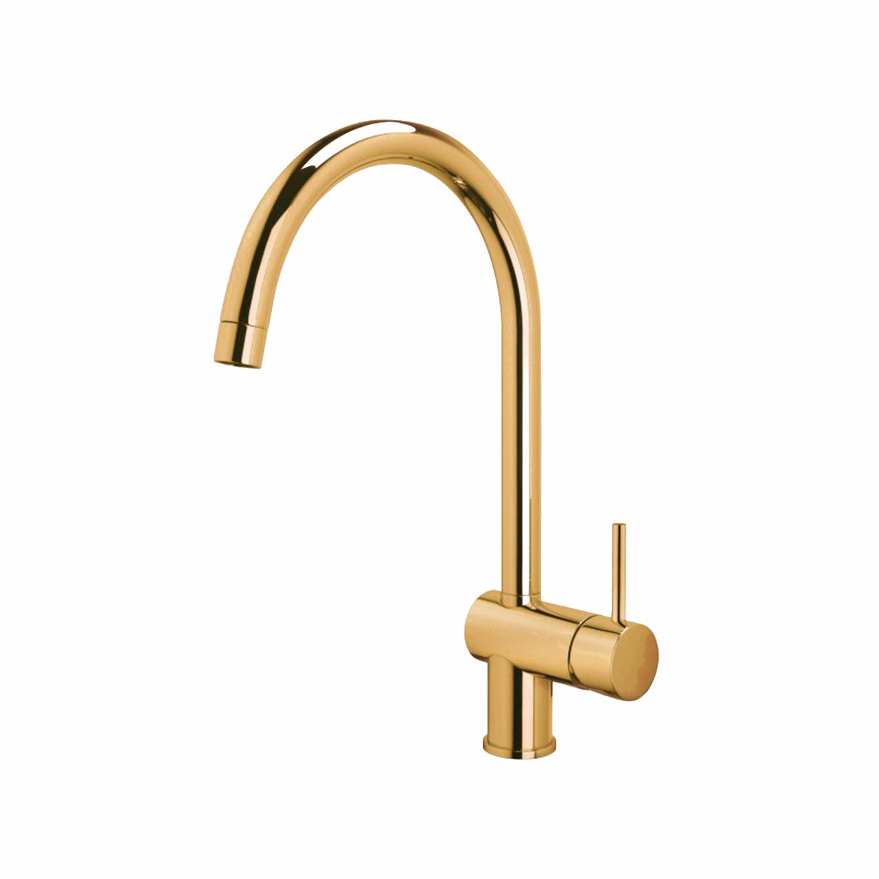 Kubus 030 køkkenarmatur, Massiv messing