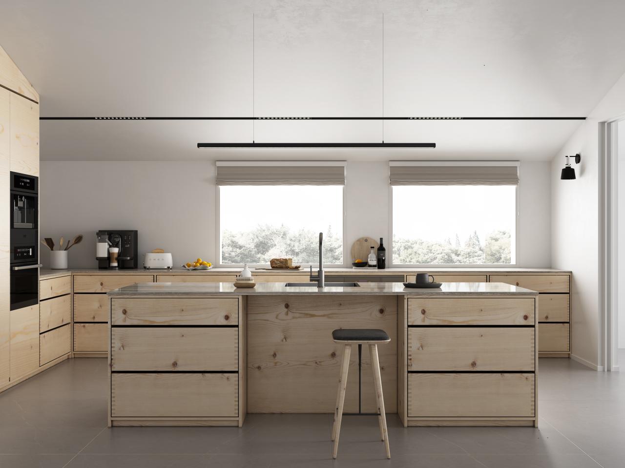 Kubus 140 RS Round køkkenarmatur, PVD Gunmetal