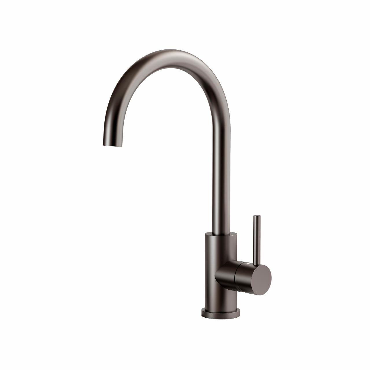 Kubus 140 RS Round køkkenarmatur, PVD Gunmetal