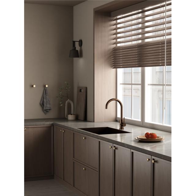 Kubus 140 RS Round køkkenarmatur, PVD Kobber