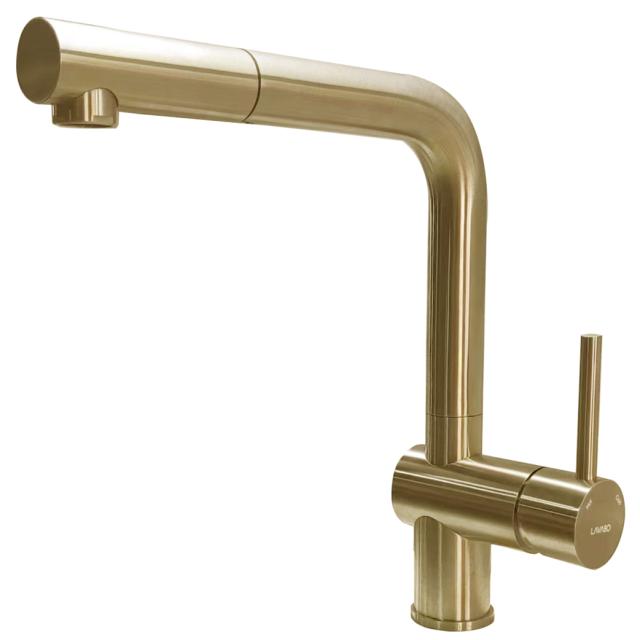 Lavabo Kubus 385 RS køkkenarmatur m/udtræk, PVD messing